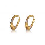 18K Kyte Bamboo-Inspired Hoops