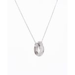 Eternal Loop Silver Necklace