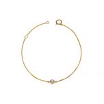 18K kyte Diamond Bezel Set