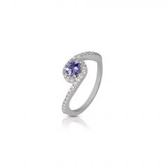 Kyte Tanzanite Silver Ring14