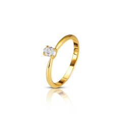 Oval Solitaire Ring