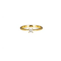 Square Solitaire Ring