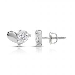 Pear Duo Lab Grown Diamond Stud Earrings