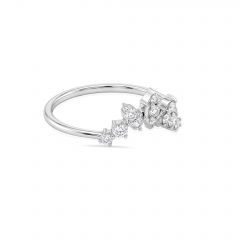 Tiara Crown Lab Grown Diamond Ring