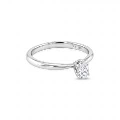 Promise Solitaire Lab Grown Diamond Ring