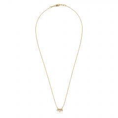 Trio Bezel Lab Grown Diamond Necklace