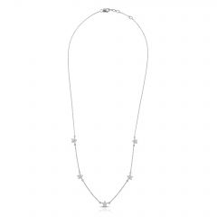 Garland Flower Lab Grown Diamond Station Necklace
