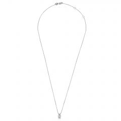 Pear Solitaire Lab Grown Diamond Necklace
