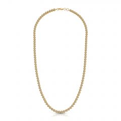 Bezel Tennis Lab Grown Diamond Necklace