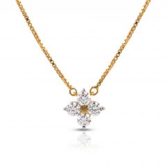 Clover Cluster Lab Grown Diamond Necklace
