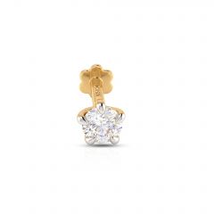 Nova Solitaire Lab Grown Diamond Nose Pin