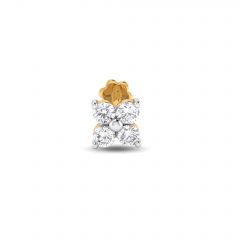 Clover Cluster Lab Grown Diamond Nose Pin