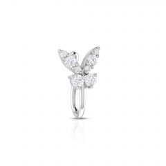 Flutter Butterfly Lab Grown Diamond Nose Pin