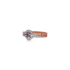 14K Kyte Blue Eye Rose Gold Lab-Grown Diamond